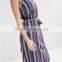 Alibaba Hot Selling New Look Women Midi Cami Slip Dress With Strip