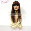 in stock popular natural curly brazilian virgin human hair wig