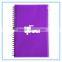 Wholesale Customization Thick PP Spiral Notebook With Zip Pocket on the Cover