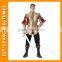 Mens Adult Deluxe Caribbean Pirate Costume Gothic Cosplay Halloween PGMC0900