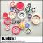 Classic resin snap together button for coats double color