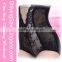 Hot Lady Underwear Solid Black Seamless High Waist Shapewear