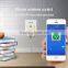 iOS Android phone Free App control Smart wifi 3 pin socket electrical power socket