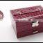 European jewelry storage finishing bo PU leather jewelry bo jewelry bo jewelry display wholesale custom