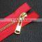 10-20cm 5# Close End Cotton Siders Copper Teeth Custom Zipper for Trousers