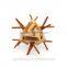 2015 Hot Sale Wooden IQ Intelligent Puzzle Magic Puzzle Kongming Lock Brain Teaser Model Number GAD1088