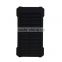10000mAh Most Compact Portable Charger Backup Power Bank Smartphones Tablets Solar Power Bank LED Flashlight for Outdoo