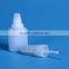 Clear HDPE white fast rubber plastic bottle packing with dropper