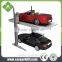 automated double deck car parking system two post hydraulic car parking lift with CE