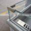 supermarket freezer equipment with energty glass cover