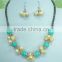 Handmade gemstone beads beaded necklaces Best quality hot selling handmade designer statement necklace