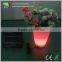 energy saving battery rechargeable RGB color outdoor led flower pot/led light flower pot/LED illuminated flower vase
