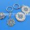 car shape stainless iron offset printing metal keychains