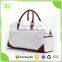 Ladies Shoulder Washing Canvas Bag PU Zipper Travel Bag