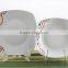 Wholesale Luxury Porcelain Dinner Set Square Dinner Plate