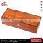5-slot Wooden Mens Watch Box with Metal Lock Storage Organizer Collection
