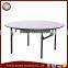 Good quality heavy duty folding dining room expandable round extending dining table