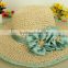 New product super quality fashion paper crochet straw hat