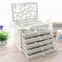 Latest hand craft wooden Chinese vintage multilayer Jewelry boxes