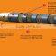Galvanized End PUTZMEISTER Concrete Pump Rubber Hose