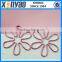 hight quality promotional gifts custom logo metal pink flower shape paper clips