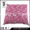 Gradients color acrylic fabric mixed metal soft cushion pillow