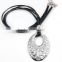 2015 New product stainless steel leather lariat necklace for women