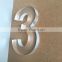 Acrylic crystal letter sign