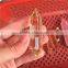 Natural Crystal Citrine Polyhedral Pillars With Small Facets Double Points