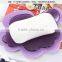 Wholesale Plastic Silicone Soap Dish co-friendly Soft Petals shape colorful Holder Plastic Soap Boxe