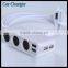 3 Cigarette Splitter Replacement Multi-Function Usb Travel Charger Socket
