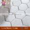 New Products In 2016 Carrara white Marble Mosaic Tile / Marble Mosaic With Low Price