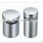 Stainless Steel Simple Glass Holder/Advertising Screw, hollow/solid type