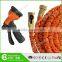 25/50/75/100/150FT Corrugated Garden Flexible Expandable ON/OFF Valve Brass Fittings Water Hose Reel