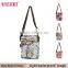 2015 new long strap fabric cell phone pattern shoulder sling bag