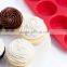 Large 12cavity Cup Shaped Cake Decorating Tools Silicon Cupcake Muffin Cake Mold