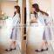 New Fashion Women Girls Mesh Knee Length Multilayer Pleated Casual Solid Sweet Skirt
