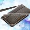 Luxury style factory wholesale PU or leather men wallet with woven pattern design