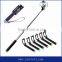 New Update 2015 wholsale monopod selfie stick, mini selfie stick, wired selfie stick