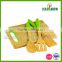 New bamboo cutting board with silicone tools, tools set