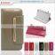 metal button strap card slot knurling leather case cover for samsung galaxy on7 s6 core 2