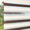 pleated dual zebra blind fabric