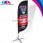 large christmas high quality teardrop flag/knife flag