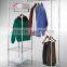 4 Tier Chrome Shelf Storage rolling Cart Metal Rack with casters