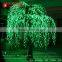 High artificial led willow tree light/white outdoor led weeping willow light tree