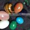 Hpt selling,colorful natural quartz crystal eggs for sale