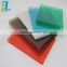 Sample available With UV Protection SGS color Polycarbonate hollow Sheet