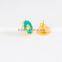 Lead and nickel free stainless steel kid earrings enamel stud earrings