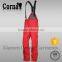 2015 new arrival winter warm keeping elastic belt ski pants red windproof men fashion pants