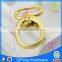 F-221 spring snap hook international market bag metal fittings shiny gold color